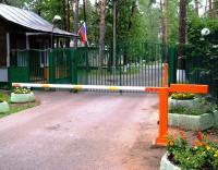 Механический шлагбаум