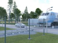 Панельное ограждение OPTIMA 3D