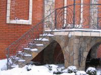 Перила кованые на веранду