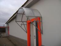 Стильный сварной козырек