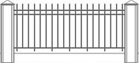 Сварной забор арт 15