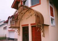 Элитный кованый козырек