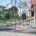 Кованые ворота в Мыски от компании Ареан-Сибирь